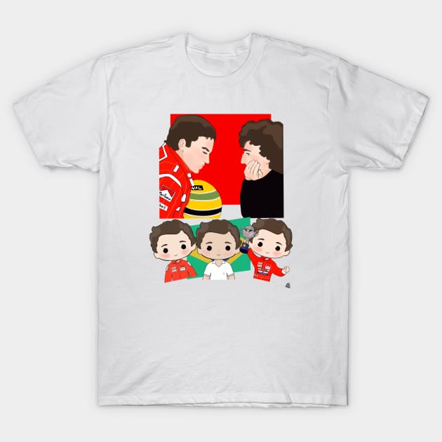 Ayrton Senna T-Shirt by cutedrivers